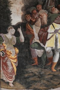Detail of The Martyrdom of Saint Catherine by Bernardino Lanino