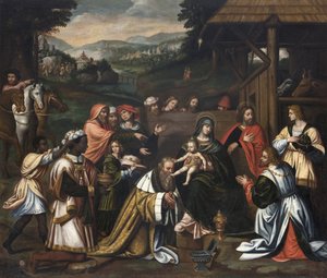 Adoration of the Magi by Bernardino Luini