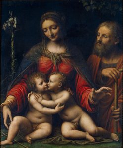 The Holy Family with John the Baptist by Bernardino Luini