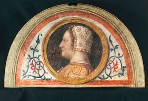 Portrait of Bona of Savoy by Bernardino Luini
