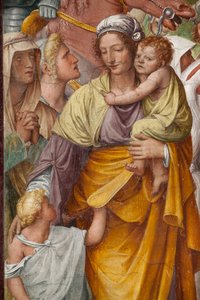Woman and children (detail)