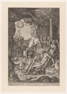 Saint Anthony Discovers the Body of Saint Paul the Hermit by Bernardino Passeri