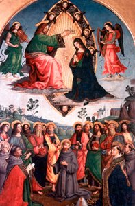The Coronation of the Virgin by Bernardino Pinturicchio