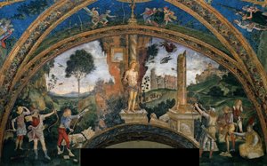 The Martyrdom of Saint Sebastian, 1492-1495 by Bernardino Pinturicchio
