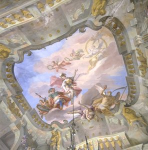 Allegory of Time by Bernardino and Galliari Galliari