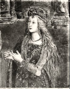 St. Catherine, possibly a portrait of Lucrezia Borgia from the Lives of the Saints cycle