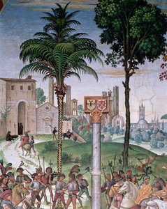 View of Siena with the Cathedral and Porta Camollia (detail)