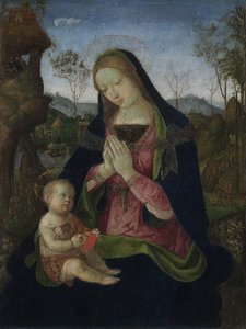 Virgin and Child, c.1490-1500 by Bernardino di Betto Pinturicchio