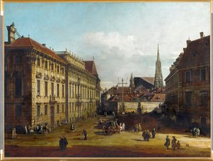 Lobkowitzplatz in Vienna, Austria by Bernardo Bellotto