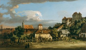 Pirna: The Obertor from the South by Bernardo Bellotto