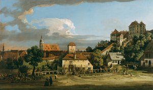 Pirna: The Obertor from the South by Bernardo Bellotto
