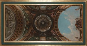 Design for Paintings in the Hall of Ujazdowski Castle in Warsaw by Bernardo Bellotto