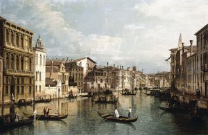 The Grand Canal, Venice, Looking East from the Palazzo Flangini to the Palazzo Venramin Calergi