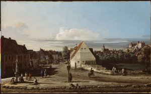 View of Pirna with the Fortress of Sonnenstein by Bernardo Bellotto