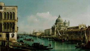 View of the Grand Canal and the Punta della Dogana