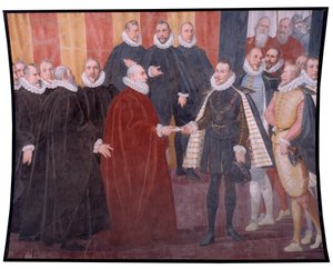 Meeting of Genoese Doge Giacomo Durazzo Grimaldi and John of Austria