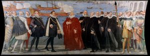 The Doge Giacomo Durazzo Grimaldi Receives Juan of Austria in the Port of Genoa