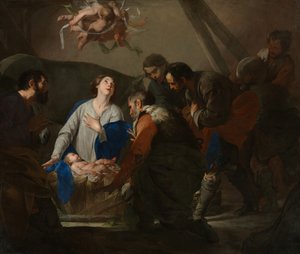 Adoration of the Shepherds by Bernardo Cavallino