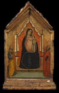Virgin and Child with Saint Peter and Saint Paul by Bernardo Daddi