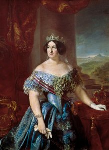 Portrait of Isabella II of Spain by Bernardo Lopez y Piquer