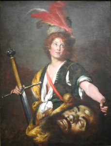 David with the Head of Goliath by Bernardo Strozzi