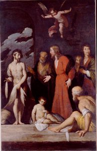 The Healing of the Paralytic by Bernardo Strozzi