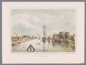 Cityscape of Alkmaar by Bernardus Gerardus ten Berge