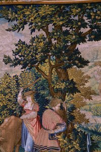 Series The Foundation of Rome: Faustulus meets Romulus and Remus. 1525-1530. (detail) by Bernart van (attr. to) Orley