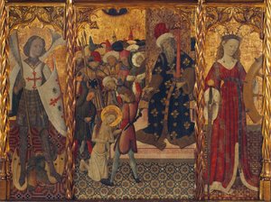 Saint Michael, Martyrdom of Saint Eulalia and Saint Catherine