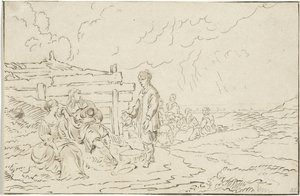 Company in the Dunes by Bernhard Schreuder