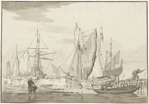 Unloading Moored Ships by Bernhard Schreuder