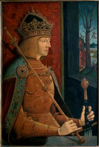 Emperor Maximilian I, with Crown, Sceptre, and Sword