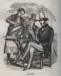 The Cafe - Engraving in 