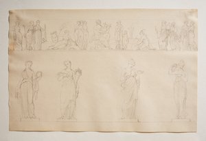 Apollo, the Graces and the Muses by Bertel Thorvaldsen