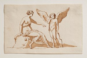 Cupid Complains to Venus of a Beesting by Bertel Thorvaldsen