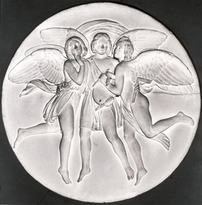 Genii of Painting, Architecture, and Sculpture by Bertel Thorvaldsen