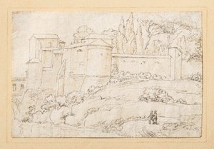 Italian Landscape by Bertel Thorvaldsen