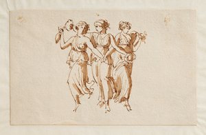 Three Dancing Bacchantes by Bertel Thorvaldsen