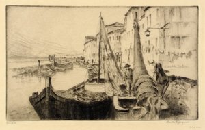 Seiners, Chioggia by Bertha E. Jaques