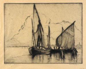 Venice Fishing Boats by Bertha E. Jaques