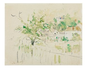Bougival by Berthe Morisot