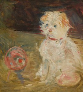 Dog with Ball by Berthe Morisot