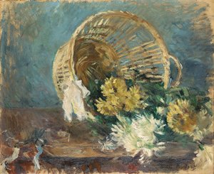 Chrysanthemums or The Overturned Basket by Berthe Morisot