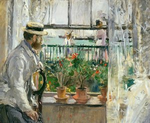 Eugène Manet on the Isle of Wight by Berthe Morisot