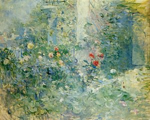 Garden in Bougival by Berthe Morisot