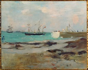 Harbor Entrance in Boulogne by Berthe Morisot