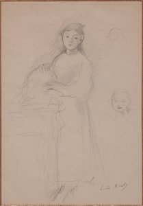 Marthe Givaudan by Berthe Morisot