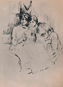 The Drawing Lesson by Berthe Morisot