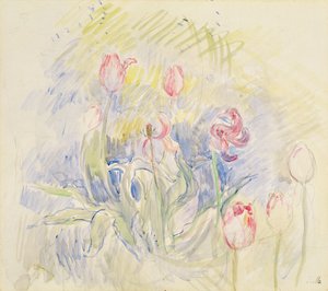 Tulips by Berthe Morisot