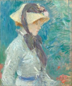 Young Woman with a Straw Hat, 1884